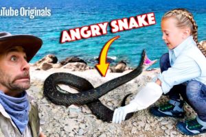 ANGRY SNAKE Bites Fearless Girl!