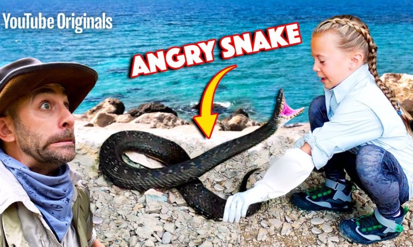 ANGRY SNAKE Bites Fearless Girl!