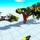 BATMAN T-REX vs BATMAN DRAGON DEATH RUN - Animal Revolt Battle Simulator ARBS