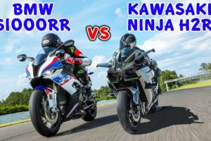 BMW S1000RR VS Kawasaki Ninja H2R Top Speed Flyby.