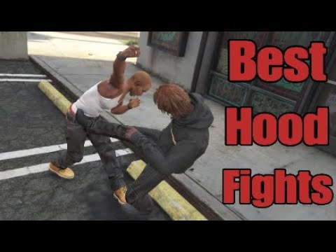 Best Hood Fights And Street Knockouts Compilation| GTA 5 Ep.32