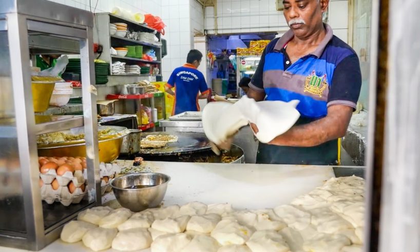Best Singapore Food - GIANT Murtabak at Singapore Zam Zam!