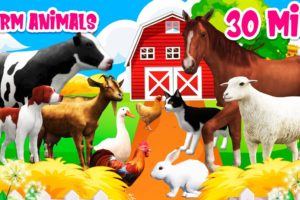 Farm animal sounds Farm animals for kids Learn Farm animals