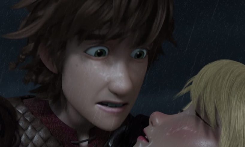 Hiccup and Astrid Saving Each Other Compilation!! Dragons: Race to the Edge