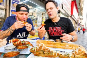 Indian Street Food Tour EXTREME 7 Street Foods in Dubai!!! w @Davidsbeenhere!!!