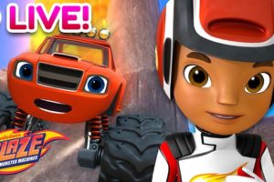 🔴 LIVE: Blaze's Ultimate Rescue Marathon w/ AJ! | Blaze and the Monster Machines