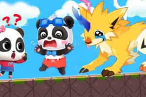 Little Panda Great Warrior - Help Kiki and Rescue Captive Animals from Bad Witch - Babybus Games