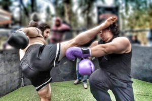 Mad Dog Fights Scorpio in a Super Heavyweight Kickboxing match.