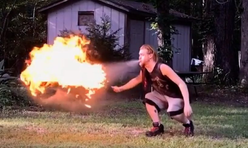 Man Breathes Fire & ﻿More | Firebender IRL