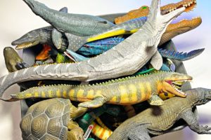 Reptiles & Prehistoric Reptiles Animals Collection - Mosasaurus, Alligator, Iguana, Cobra, Lizard