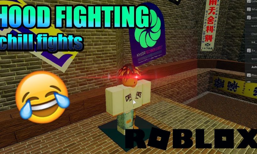 Roblox Hood Fighting - Chill Fights (Muay Thai Style)