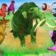 5 Zombie Lions Vs Woolly Mammoth, Dinosaurs, Bulls Animal Fights Giant Elephant Rescue Animals