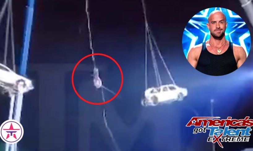 AGT Extreme Accident Leads to Near DEATH of Daredevil Jonathan Goodwin! All the Details...