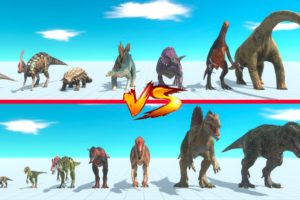 Carnivore Dinosaurs vs Herbivores Dinosaurs - Animal Revolt Battle Simulator