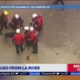 Crews rescue dog from L.A. River after saving 2 people
