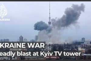 Deadly blast at Kyiv TV tower as Russia warns Ukrainian capital