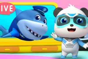 Doctor and Police Shark | Baby Shark Dance | Kids Cartoon | for Kids | Stories for Kids | BabyBus