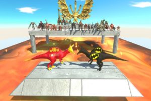 Each Unit Fights Itself On Lava - Animal Revolt Battle Simulator