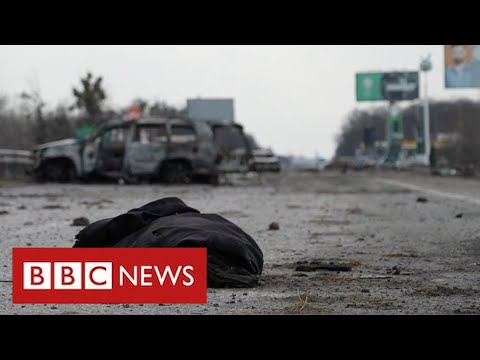 Gruesome evidence points to war crimes on road outside Kyiv - BBC News