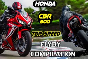 Honda CBR 600 Top Speed Flyby Compilation 2022.