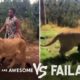 Lions, Freestyle Skiing & More! | People Are Awesome Vs. FailArmy