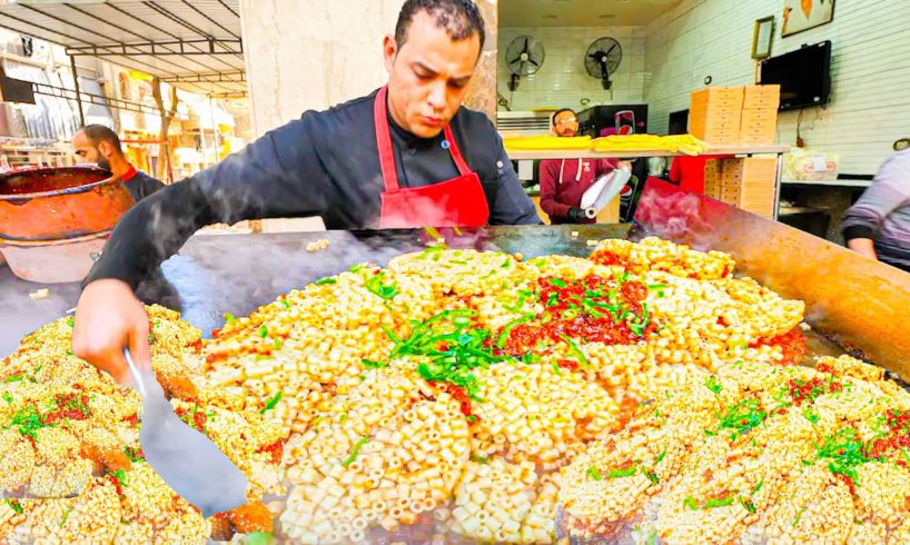 Most EXTREME Street Pasta in the WORLD - The BEST Street Food Tour of Cairo, Egypt - LET'S EAT!!!