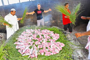 Most UNIQUE Street Food in Saudi Arabia - RARE Village Haneeth Making Process in DEEP South Saudi!