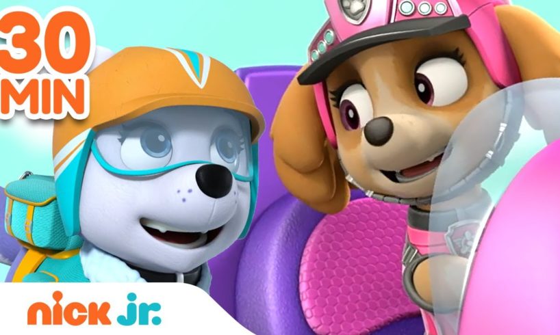 PAW Patrol Mighty Rescues w/ Skye & Everest! | 30 Minute Compilation | Nick Jr.