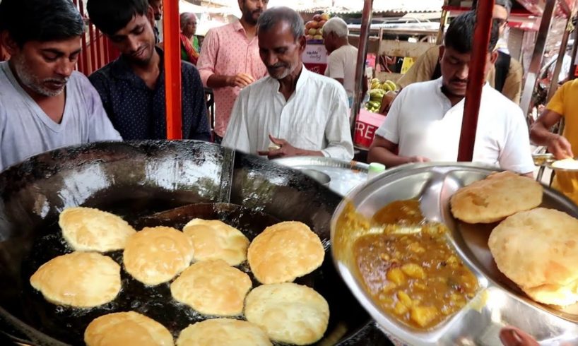 Patna Street Breakfast Dokan | Bihari People Enjoying Nasta Puri & Jilebi | Indian Street Food