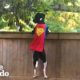 Rescue Dog Does Parkour To Keep The Squirrels Out Of Her Yard | The Dodo