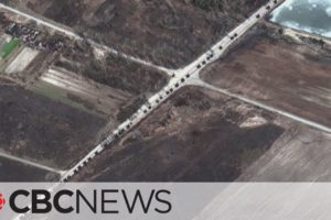 Russian military convoy 64-km long advances on Kyiv