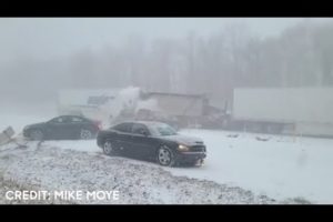 SHOCKING VIDEO: Dozens of vehicles collide in massive, fiery pileup on Pennsylvania highway
