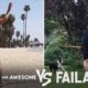 Slackline Wins Vs. Fails & More! | People Are Awesome Vs. FailArmy