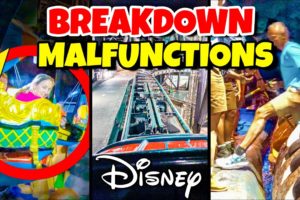 Top 10 Disney Fails, Ride Breakdowns & Malfunctions Pt 5 Walt Disney World & Disneyland