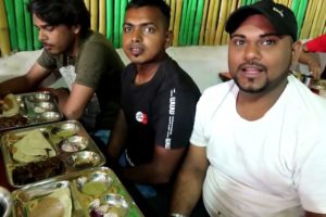 Unlimited Rice with Handi Mutton Only 220 Rs/ | Bihari People Enjoying Lunch | Dadan Handi Mutton