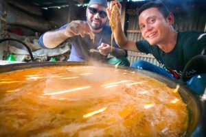 Village Food in Bangladesh!! GOLDEN JACUZZI + Huge Lunch in Rural Bangladesh!!