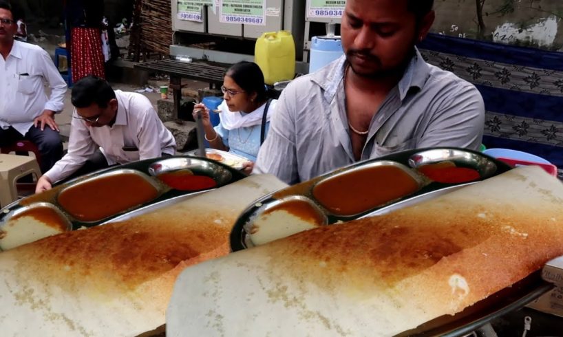 " Anna Dosa House " | Nagpur Street Breakfast | Mysore Dosa/ Uttapam 40 Rs/ | Indian Street Food