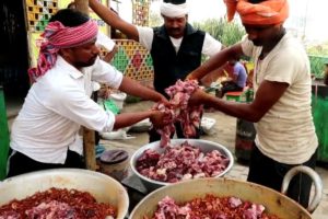 " DADAN HANDI " Full Preparation || Unlimited Rice - Roti & Mutton Only 220 Rs/ | Patna Handi Mutton