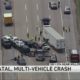 1 dead in 7-vehicle crash on Tri-State near Willow