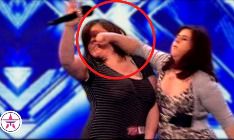 10 CRAZY FIGHTS THAT BROKE OUT ON LIVE TV Talent Shows!