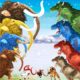 10 Zombie Dinosaurs vs Zombie Mammoths Big Bulls Fight Cow Cartoon Saved By Mammoth Elephant Video