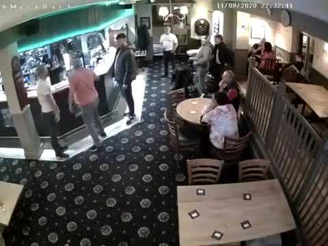 Bar fights Bar fight caught on camera a tense environment