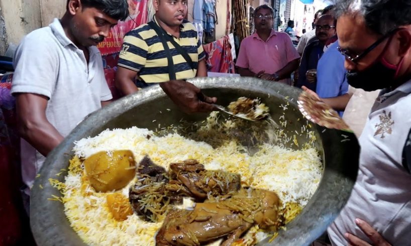 Best Office Time Tiffin " Das Biryani " | Kolkata Famous Alu Mutton Biryani 140 Rs/ | Street Food