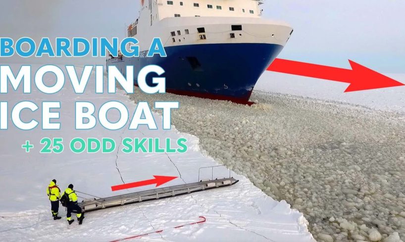 Boarding A ﻿Moving Ship & ﻿25 Other Odd Skills | People Are Awesome