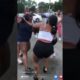Chicks meet up and fight at a plaza #ghetto #hoodfights #fight