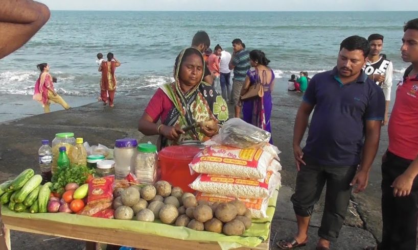 Delicious Masala Kot Bel (Wood Apple) | Besides Old Digha Sea Beach WB | Indian Street Food