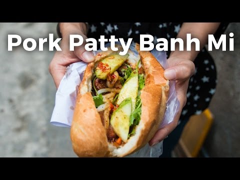 Delicious Pork Patty Banh Mi at Banh Mi 37 Nguyen Trai