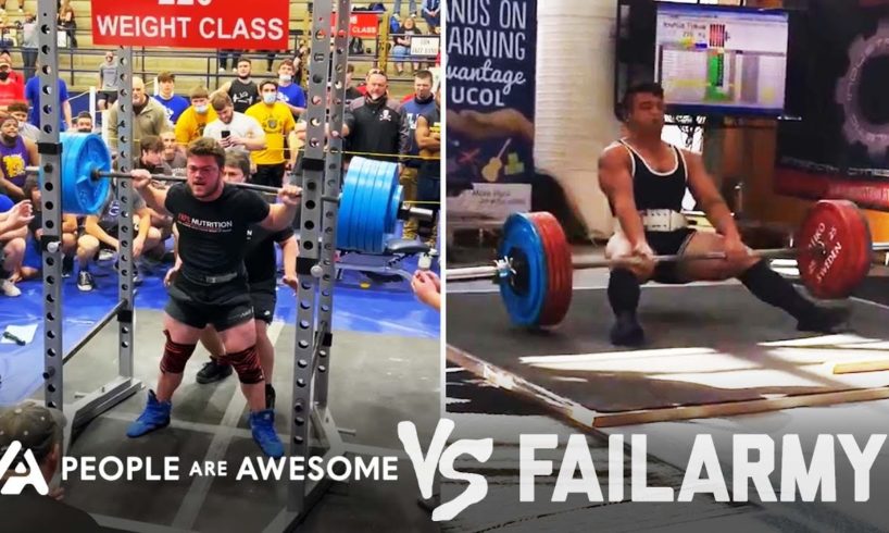 Epic Weightlifting Wins Vs. ﻿Fails & More | People Are Awesome Vs. FailArmy