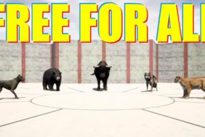 Far Cry 5 Arcade - Animal Fight: Cougar vs Wolf vs Dog vs Bear vs Bull Battles (Free for All)