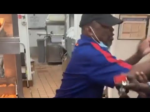 Ghetto Hood Fight At Churches Chicken!!!!! (REACTION)